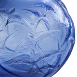 Lalique Hirondelles Medium Vase, Swallows Vase - Blue Crystal - 10624200