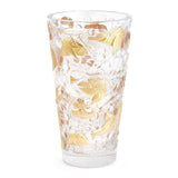 Lalique Merles et Raisins Large Vase - Clear Crystal, Gold Stamped 10732600