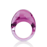 Lalique Cabochon Ring Fuchsia 7782300