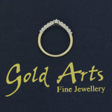 9ct Yellow Gold 0.33ct Diamond Wishbone Ring