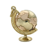 Vintage 9ct Yellow Gold Charm - Spinning Globe 1970's