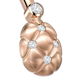 Fabergé 18ct Rose Gold Forever Quilted Open Bracelet