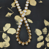 18ct Yellow Gold Bezel Set 4.00ct Diamond Tennis Bracelet