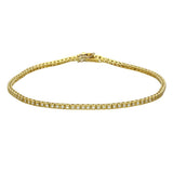 18ct Yellow Gold 0.50ct Diamond Tennis Bracelet
