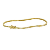 18ct Yellow Gold 0.50ct Diamond Tennis Bracelet