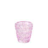 Lalique Rose Nebula Anemones Votive Pink Lustre Crystal 10801800