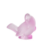 Lalique Rose Nebula Sparrow - Pink Luster Crystal 10802100