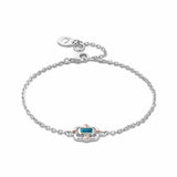 Clogau Enchanted Gateways Silver and Swiss Blue Topaz Bracelet 3SEGW0732