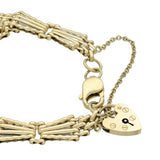 Pre-loved 9ct Yellow Gold Gate Bracelet