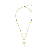 Lalique Ginkgo Small Necklace - Antinea Crystal 10762600
