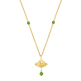 Lalique Ginkgo Small Necklace - Antinea Crystal 10762600