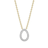 Fabergé Colours of Love Sasha Yellow & White Gold Diamond Egg Pendant