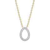 Fabergé Colours of Love Sasha Yellow & White Gold Diamond Egg Pendant