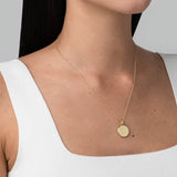886 The Royal Mint - 886 Caustic Tower Pendant with 18' Chain in 18ct Yellow Gold