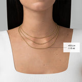 886 The Royal Mint - 886 Caustic Tower Pendant with 18' Chain in 18ct Yellow Gold