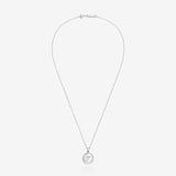 886 The Royal Mint - 886 Caustic Heart Pendant with 18' Chain in Sterling Silver