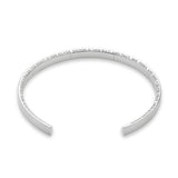 886 The Royal Mint - 886 Poem Cuff in Sterling Silver - Medium