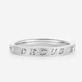 886 The Royal Mint - 886 3mm Tutamen Small Band in Sterling Silver