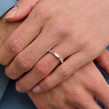 886 The Royal Mint - 886 3mm Tutamen Small Band in Sterling Silver