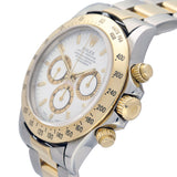 Pre-Owned Rolex Daytona 16523 1999 White Dial Two-Tone Automatic Watch