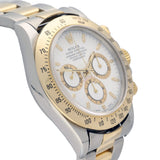 Pre-Owned Rolex Daytona 16523 1999 White Dial Two-Tone Automatic Watch