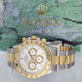 Pre-Owned Rolex Daytona 16523 1999 White Dial Two-Tone Automatic Watch