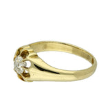 Antique 18ct Yellow Gold 0.60ct Old Cut Diamond Ring
