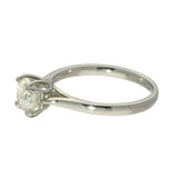 Platinum 0.99ct J VVS2 Certificated Diamond Solitaire Ring