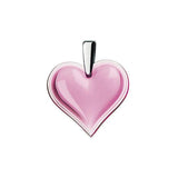 Lalique Small Amoureuse Beaucoup Heart Pendant Pink Crystal 6653200