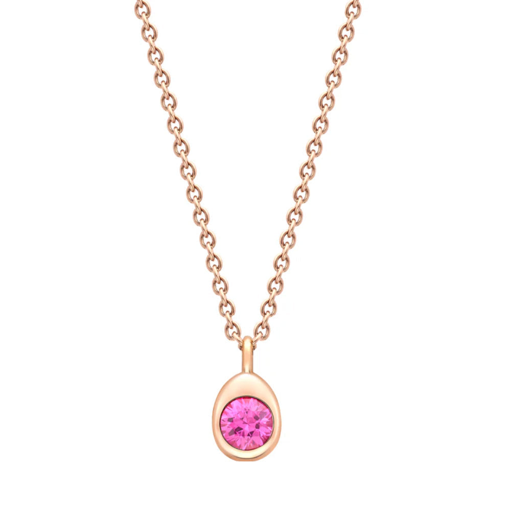 Fabergé Cosmic Curve Rose Gold & Pink Sapphire Pendant