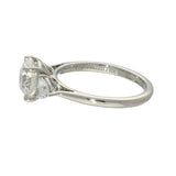 Platinum Laboratory-Grown Diamond 2ct Round & Trilliant Cut Trilogy Ring