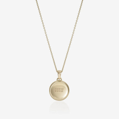886 The Royal Mint - 886 Caustic Virgo Pendant with Chain in 9ct Yellow Gold