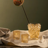 Lalique Mossi Votive Gold Lustre Crystal 10370000