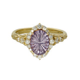 18ct Yellow Gold One of A Kind Ring Exclusive John Dyer Starbrite Sapphire & Diamond