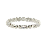 Ungar & Ungar 18ct White Gold .013ct Diamond 2.5mm Full Eternity Ring