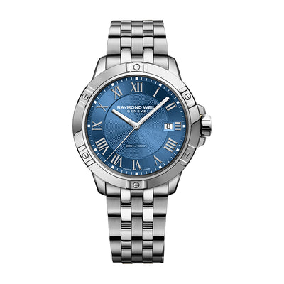 Raymond Weil Tango Classic Men’s Quartz Steel Blue Bracelet Watch, 41mm 8160-ST-00508