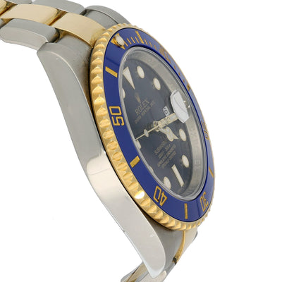 Pre-owned Rolex Submariner "Bluesy" 116613LB 2016 Watch