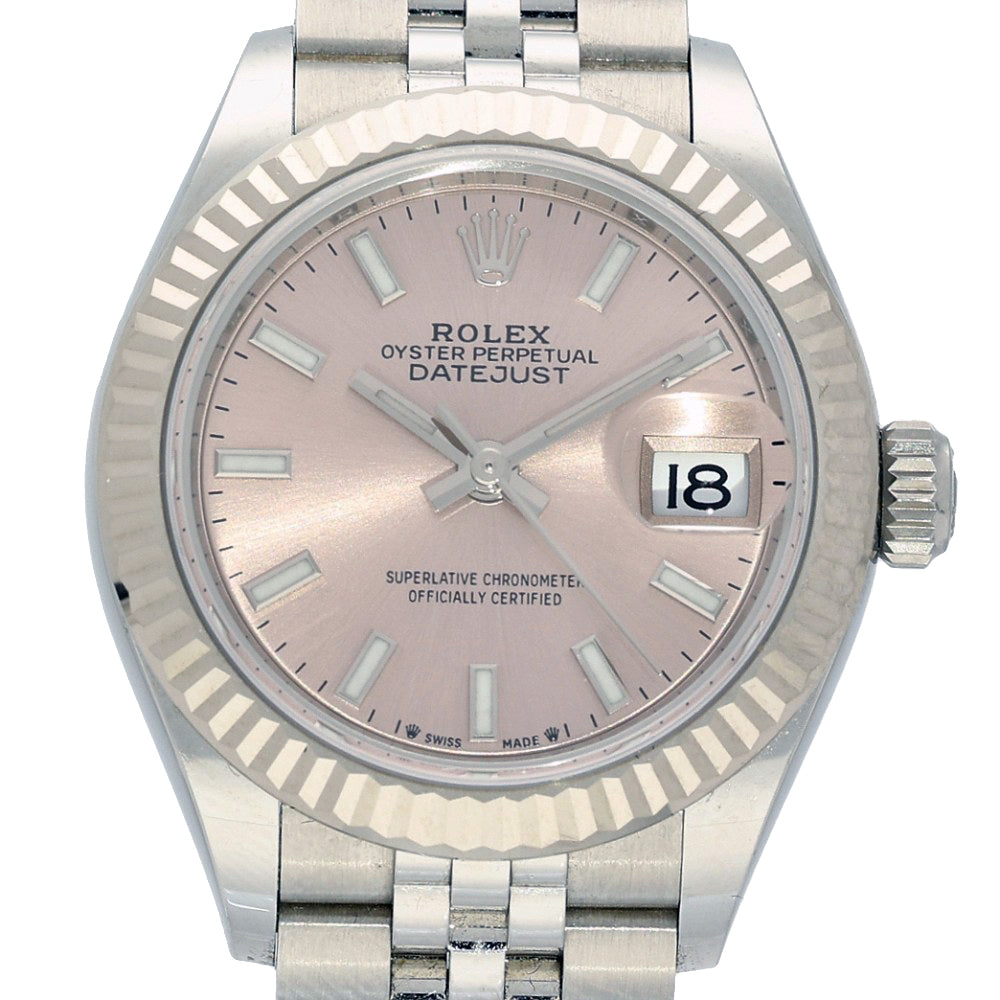Pre-Owned Rolex Datejust 279174 Pink Dial 2021 28mm Watch