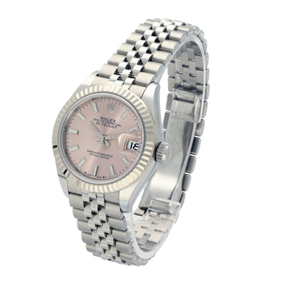 Pre-Owned Rolex Datejust 279174 Pink Dial 2021 28mm Watch