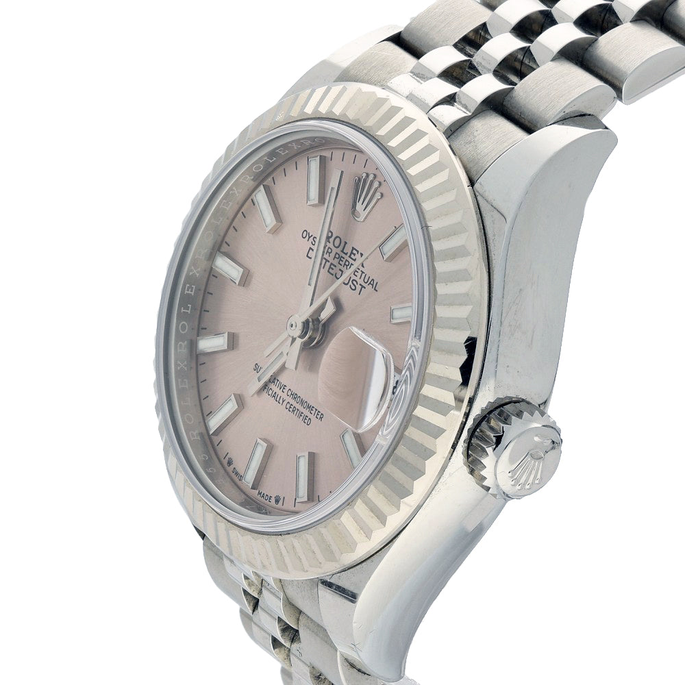 Pre-Owned Rolex Datejust 279174 Pink Dial 2021 28mm Watch
