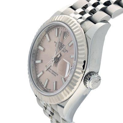 Pre-Owned Rolex Datejust 279174 Pink Dial 2021 28mm Watch