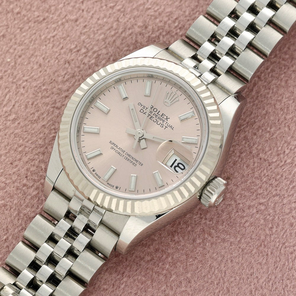 Pre-Owned Rolex Datejust 279174 Pink Dial 2021 28mm Watch