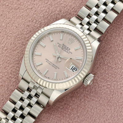 Pre-Owned Rolex Datejust 279174 Pink Dial 2021 28mm Watch