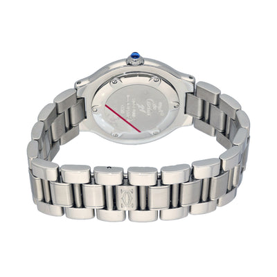 Pre-owned Cartier Must De 21 Quartz Stainless Steel 31mm Watch 1330