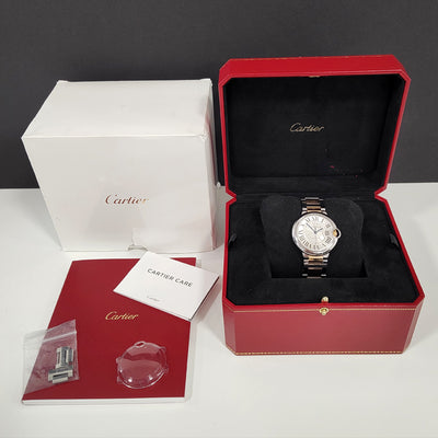 Pre-owned Cartier Ballon Bleu 3284 Mid Size 36mm Watch