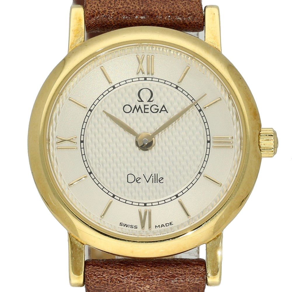 Pre-owned Omega De Ville Ladies 18ct Yellow Gold Quartz Watch