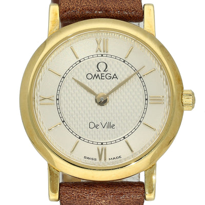 Pre-owned Omega De Ville Ladies 18ct Yellow Gold Quartz Watch