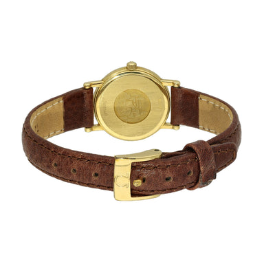 Pre-owned Omega De Ville Ladies 18ct Yellow Gold Quartz Watch