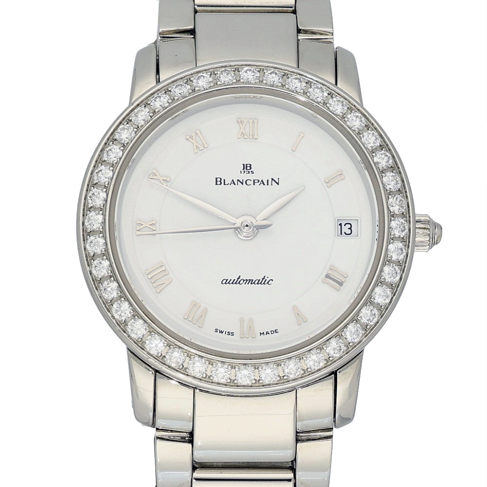 Pre-owned Blancpain Villeret Diamond Bezel Automatic Ladies Watch