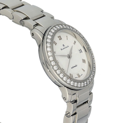 Pre-owned Blancpain Villeret Diamond Bezel Automatic Ladies Watch